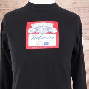 HUFWEISER BUDWEISER HUF COLLAB STREETWEAR LONG SLEEVE T-SHIRT SIZE M